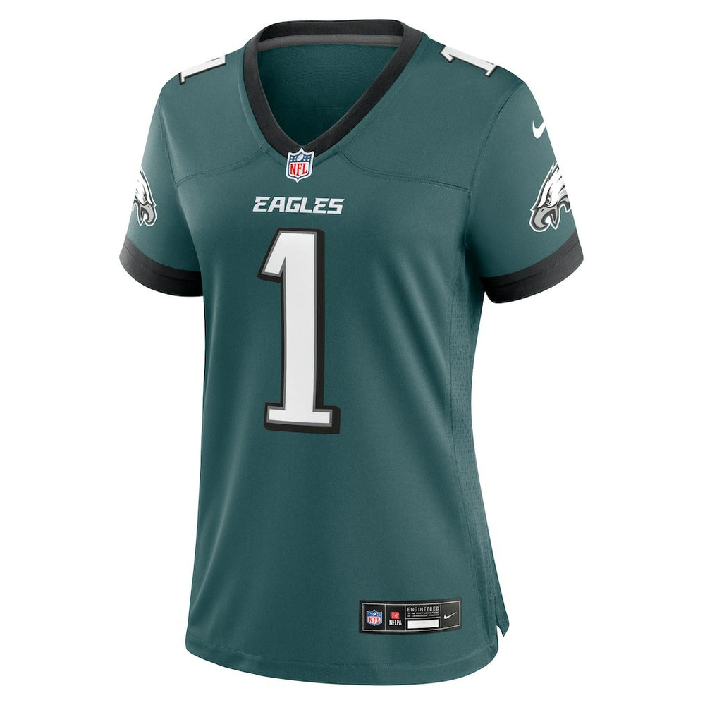 Jalen Hurts Philadelphia Eagles Women's Team Game Jersey - Midnight Green | Nike for sale