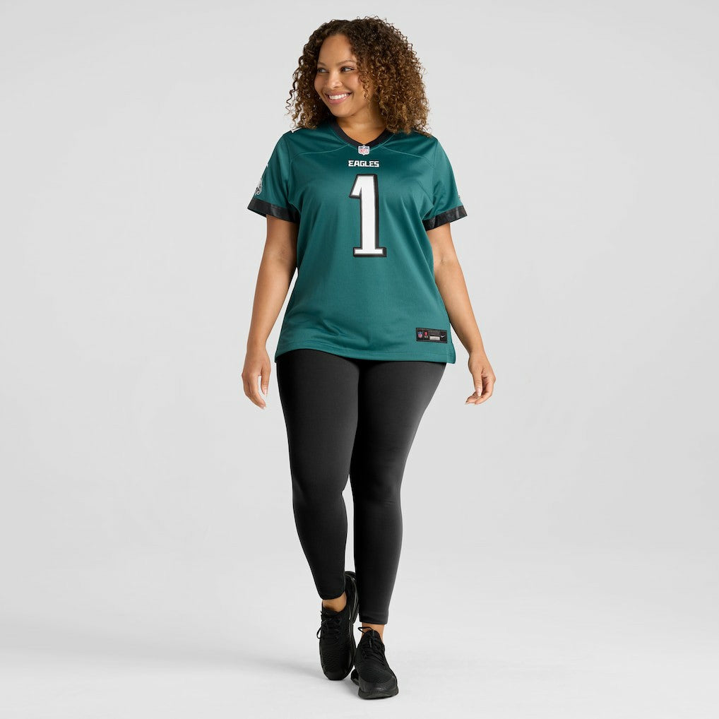 Jalen Hurts Philadelphia Eagles Women's Team Game Jersey - Midnight Green | Nike for sale
