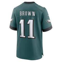 A.J. Brown Philadelphia Eagles Team Game Jersey - Midnight Green | Nike sale