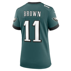 A.J. Brown Philadelphia Eagles Women's Team Game Jersey - Midnight Green | Nike sale