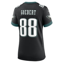 Dallas Goedert Philadelphia Eagles Women's Alternate Game Jersey - Black | Nike on sale