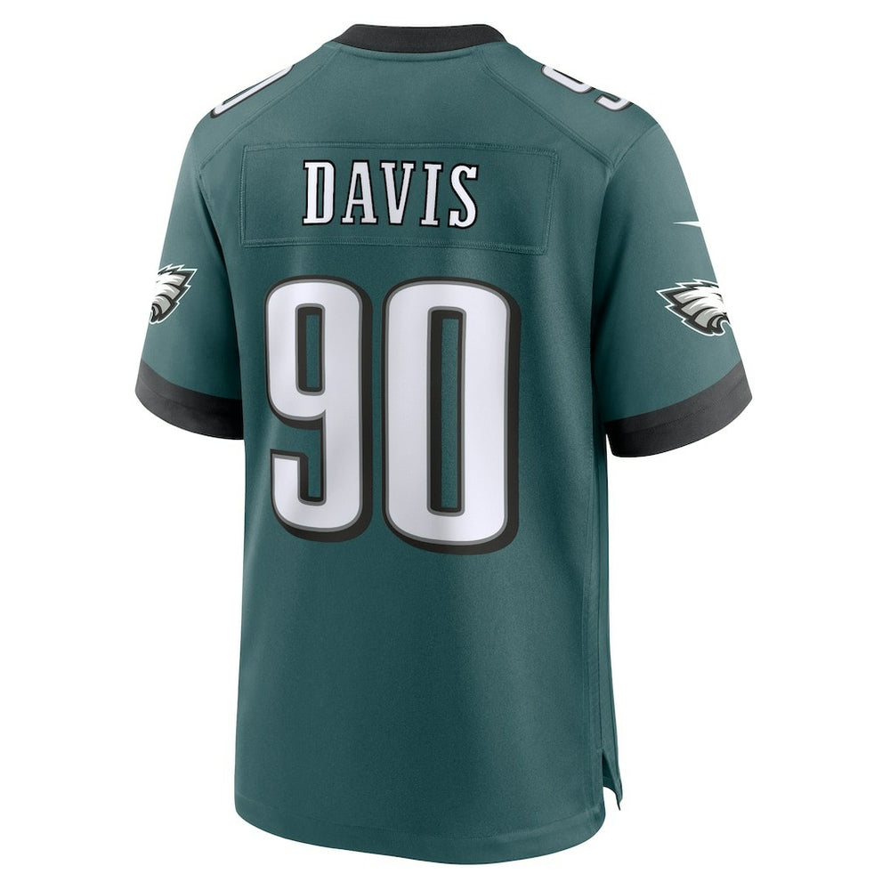 Jordan Davis Philadelphia Eagles Team Game Jersey - Midnight Green | Nike for sale