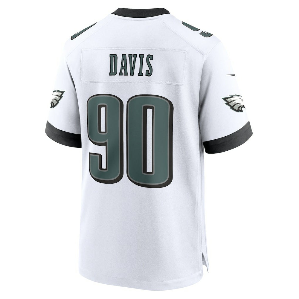 Jordan Davis Philadelphia Eagles White Game Jersey - White | Nike discount