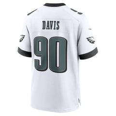 Jordan Davis Philadelphia Eagles White Game Jersey - White | Nike discount