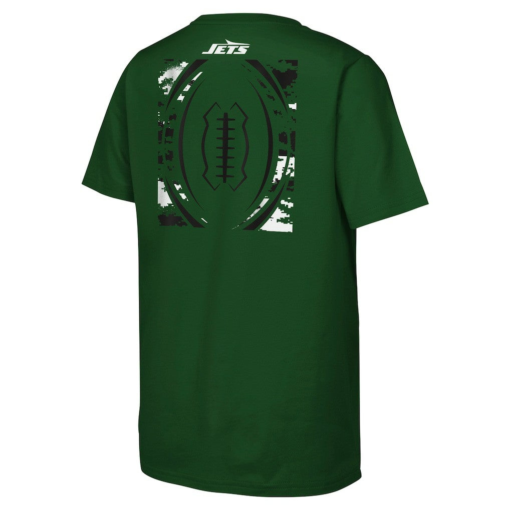 New York Jets Youth The Blitz T-Shirt - Green sale