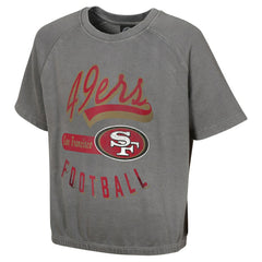 San Francisco 49ers Women's Mineral Wash Short Sleeve Top - Gray online
