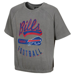 Buffalo Bills Women's Mineral Wash Short Sleeve Top - Gray online
