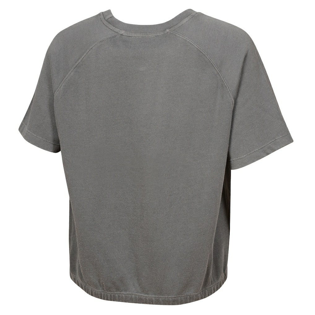 Miami Dolphins Women's Mineral Wash Short Sleeve Top - Gray on sale