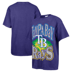 Tampa Bay Rays Women's Flashing Lights Boyfriend T-Shirt - Navy | 47 brand