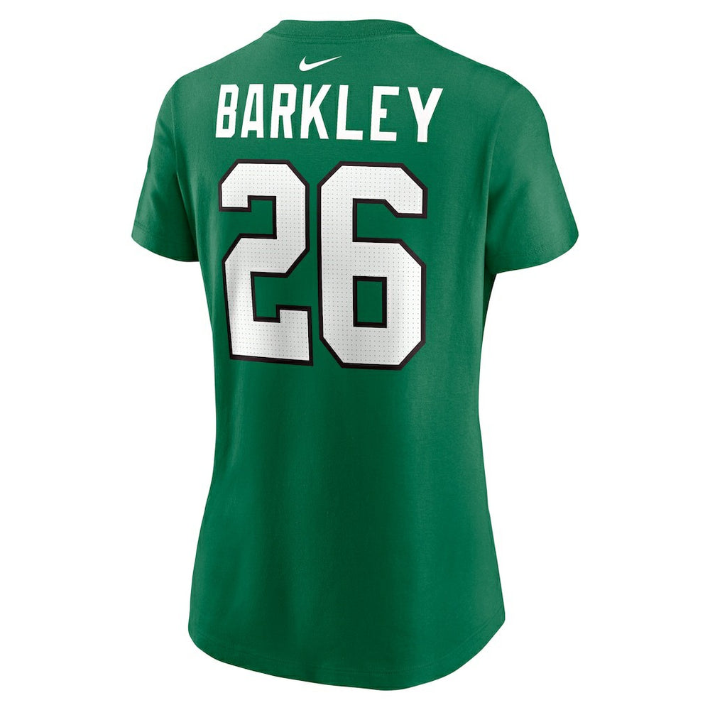 Saquon Barkley Philadelphia Eagles Women's Player Name & Number T-Shirt - Kelly Green | Nike for sale
