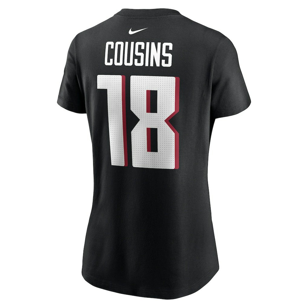 Kirk Cousins Atlanta Falcons Women's Player Name & Number T-Shirt - Black | Nike online