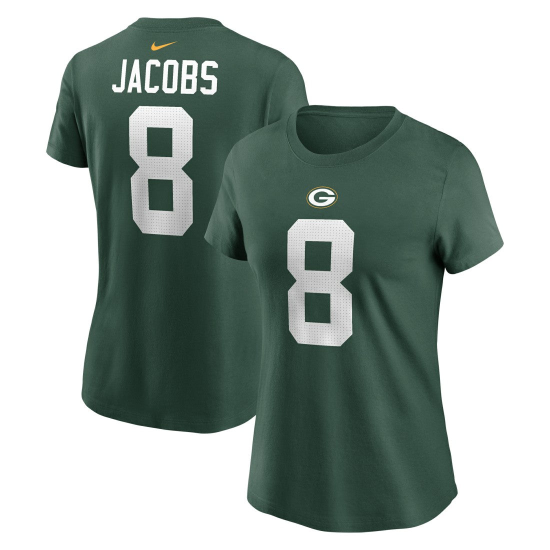 Josh Jacobs Green Bay Packers Women's Player Name & Number T-Shirt - Green | Nike outlet