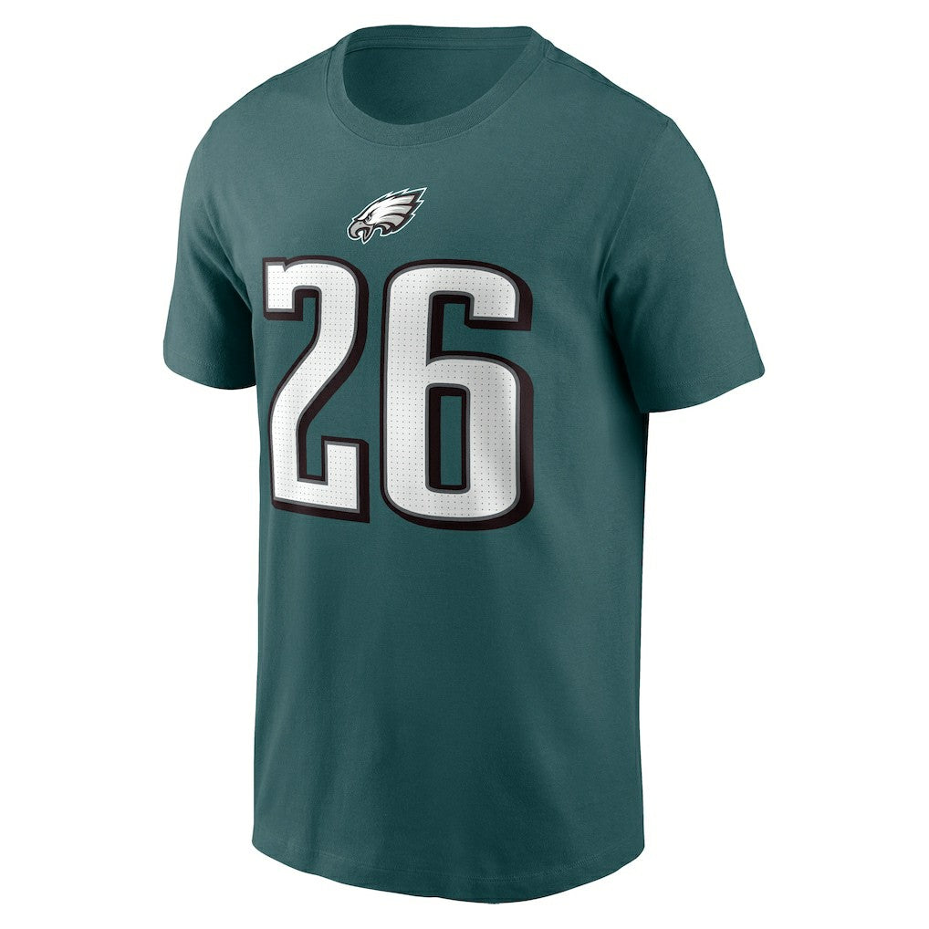Saquon Barkley Philadelphia Eagles Player Name & Number T-Shirt - Midnight Green | Nike outlet