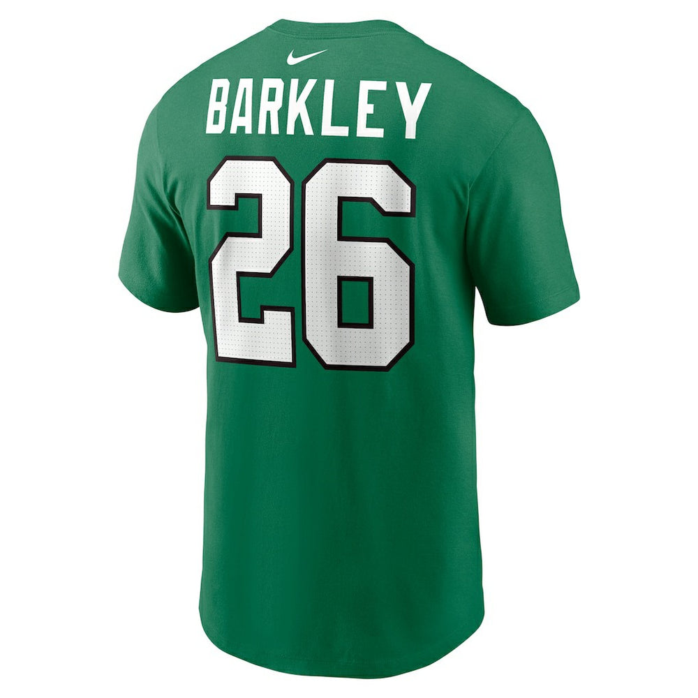 Saquon Barkley Philadelphia Eagles Player Name & Number T-Shirt - Kelly Green | Nike online