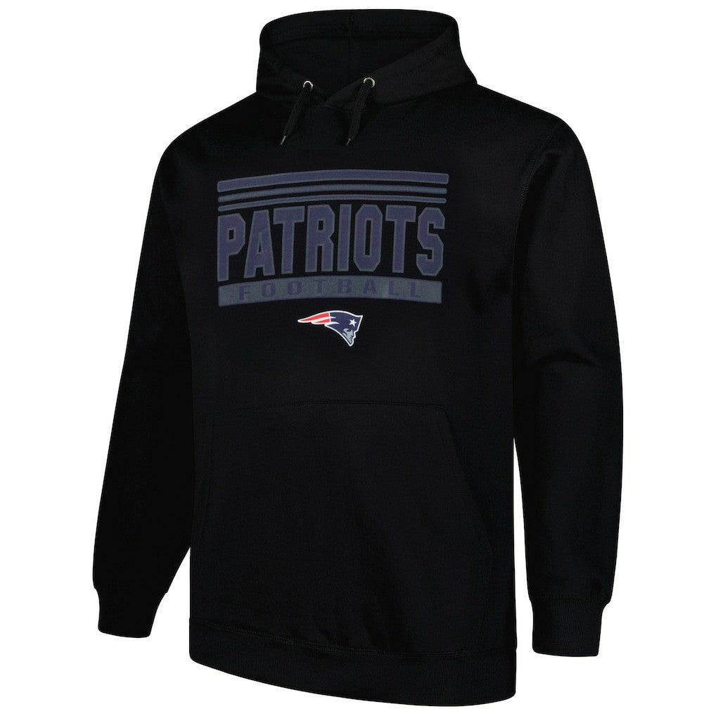New England Patriots Big & Tall Pop Pullover Hoodie - Black on sale