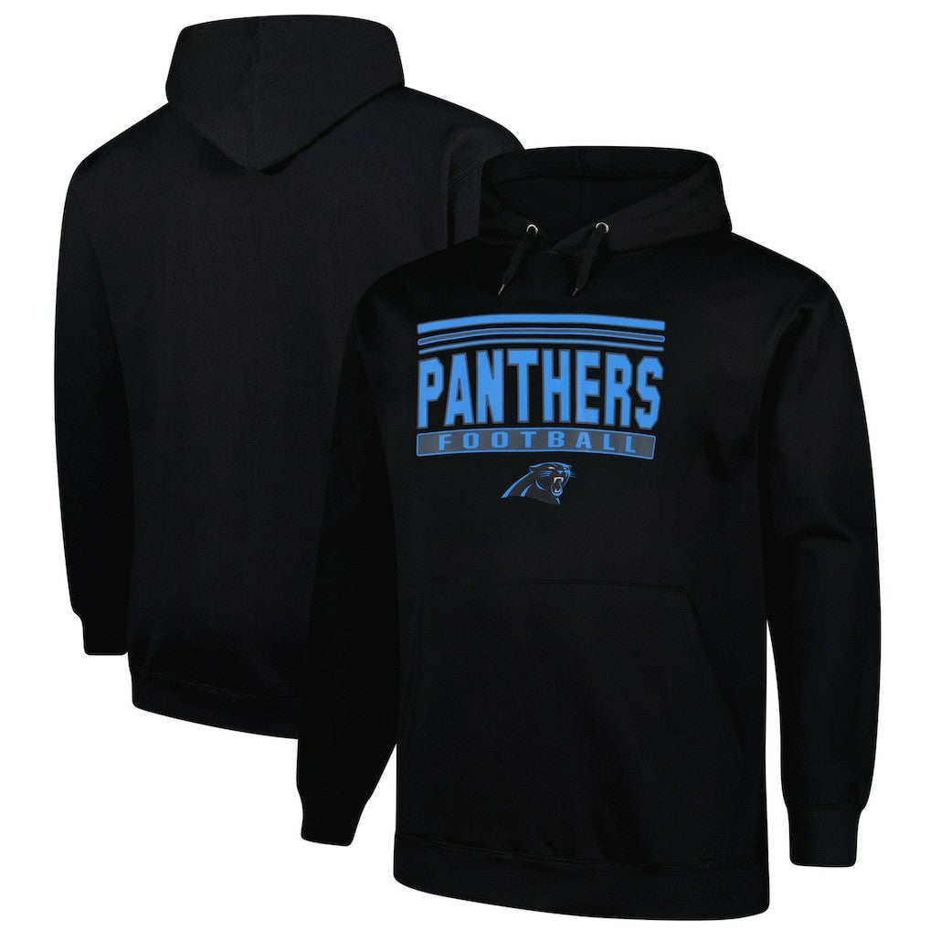 Carolina Panthers Big & Tall Pop Pullover Hoodie - Black for sale