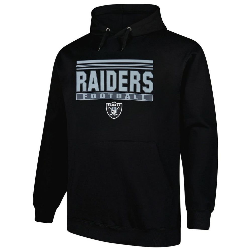 Las Vegas Raiders Big & Tall Pop Pullover Hoodie - Black sale