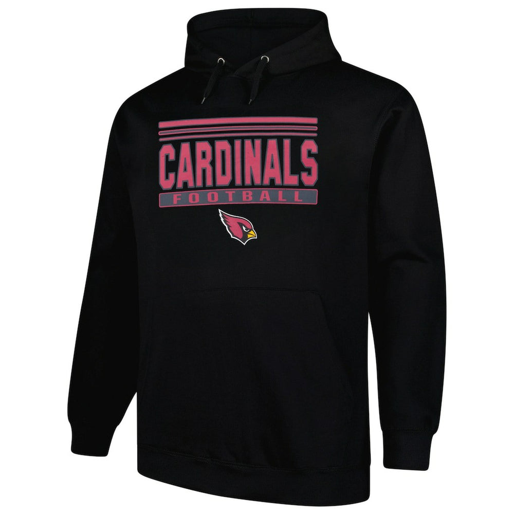 Arizona Cardinals Big & Tall Pop Pullover Hoodie - Black discount