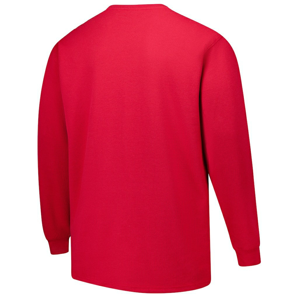 San Francisco 49ers Big & Tall Thermal Long Sleeve T-Shirt - Scarlet cheap