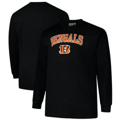 Cincinnati Bengals Big & Tall Thermal Long Sleeve T-Shirt - Black for sale