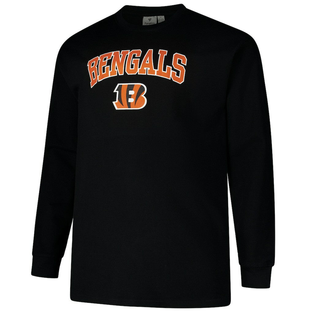 Cincinnati Bengals Big & Tall Thermal Long Sleeve T-Shirt - Black for sale