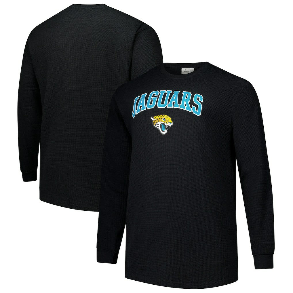 Jacksonville Jaguars Big & Tall Thermal Long Sleeve T-Shirt - Black on sale