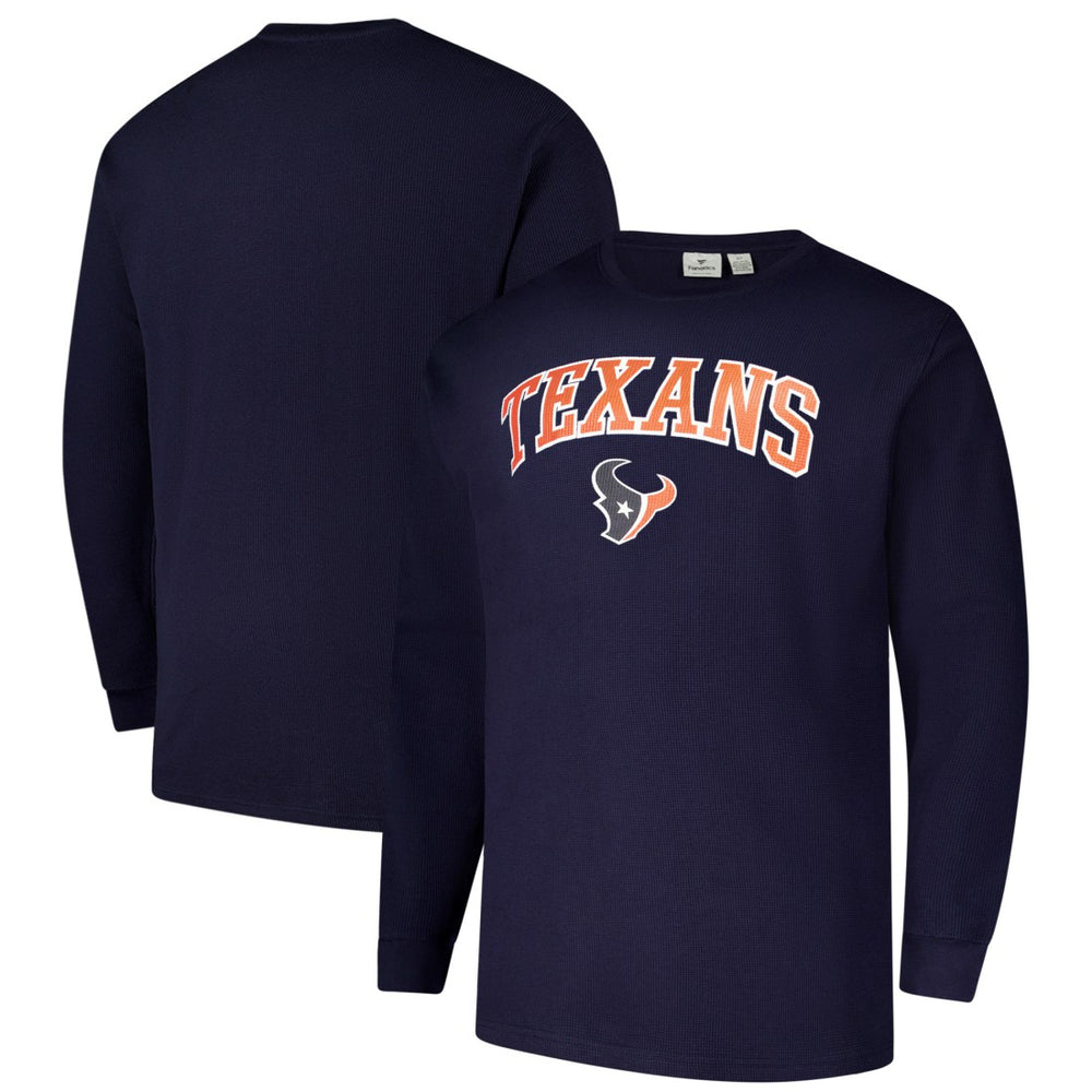 Houston Texans Big & Tall Thermal Long Sleeve T-Shirt - Navy cheap