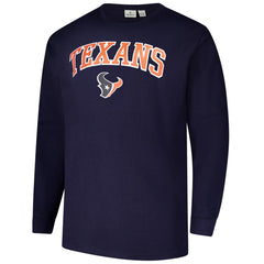 Houston Texans Big & Tall Thermal Long Sleeve T-Shirt - Navy cheap