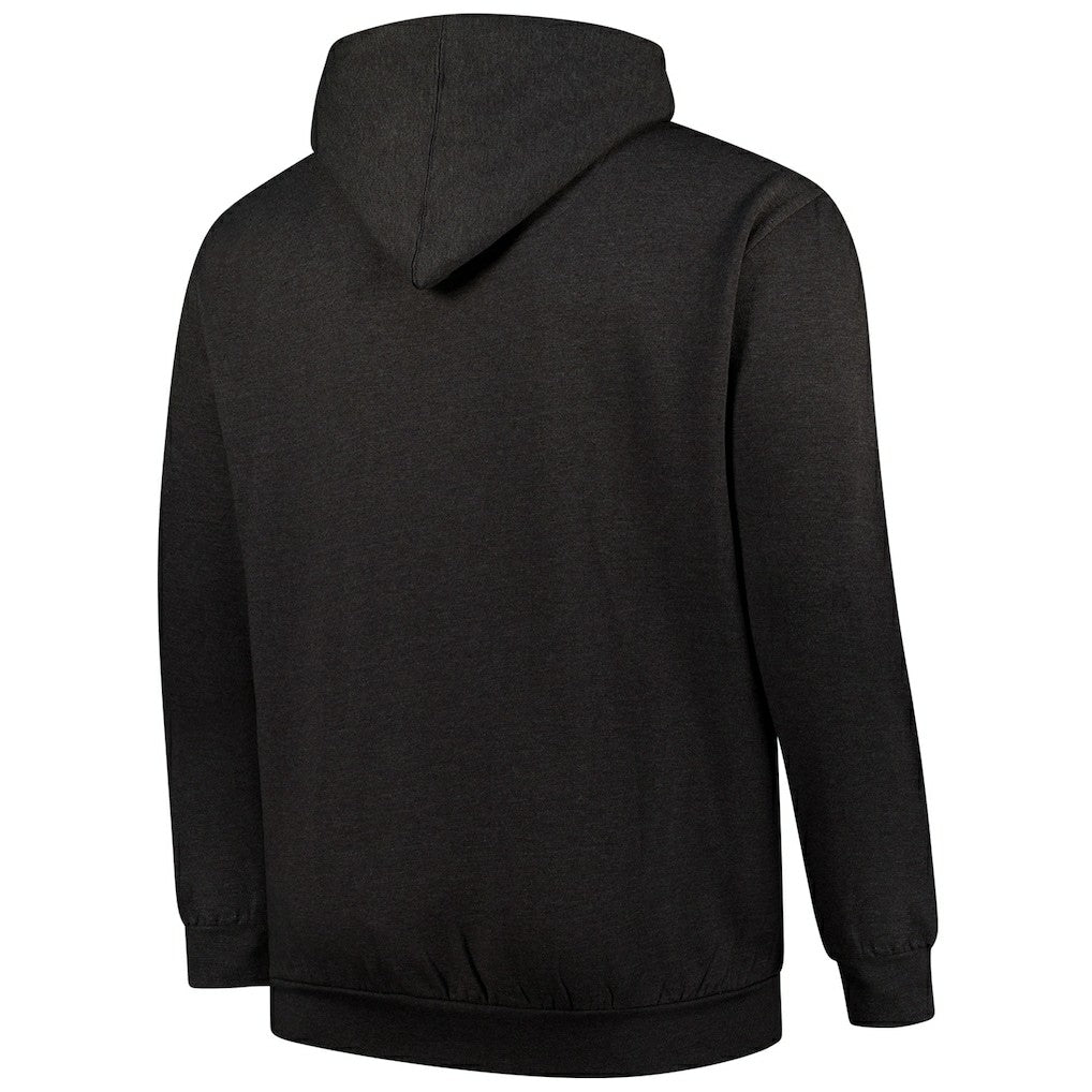 Cleveland Browns Big & Tall Sleeve Hit Full-Zip Hoodie - Heather Charcoal discount