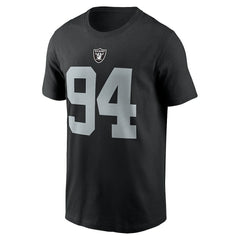 Christian Wilkins Las Vegas Raiders Player Name & Number T-Shirt - Black | Nike on sale