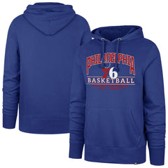Philadelphia 76ers '47 Big & Tall Good Call Headline Pullover Hoodie - Royal | 47 brand cheap