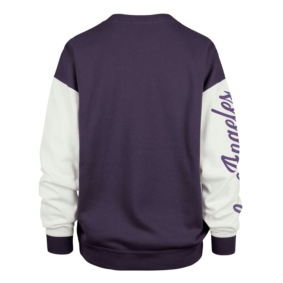 Los Angeles Lakers '47 Women's Rise Andie Pullover Sweatshirt - Oversized Pullover Sweatshirt Purple | 47 brand shop