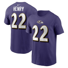 Derrick Henry Baltimore Ravens Player Name & Number T-Shirt - Purple | Nike outlet