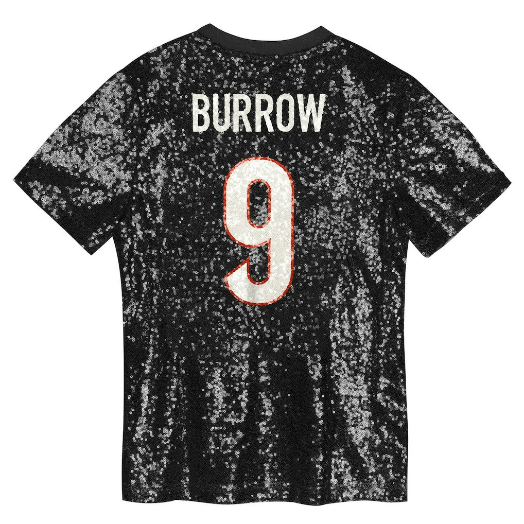 Joe Burrow Cincinnati Bengals Women's Player Name & Number V-Neck Fashion Jersey - Black cheap