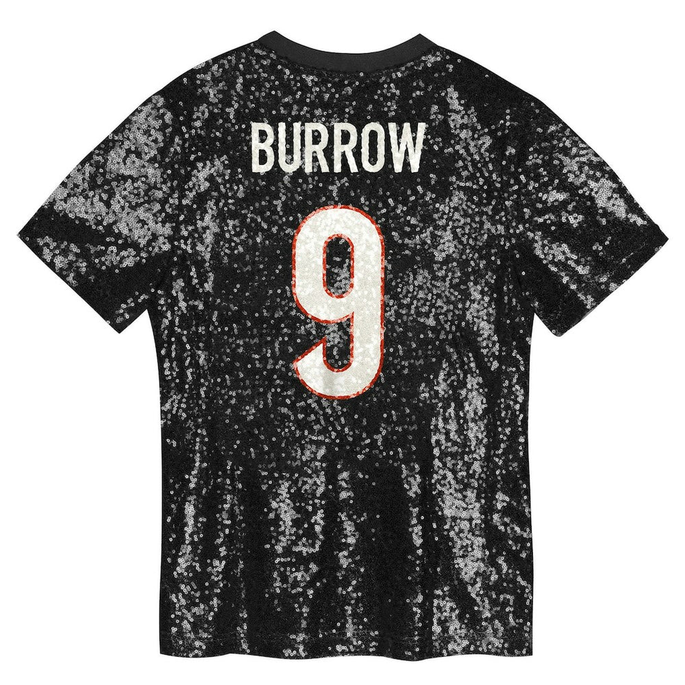 Joe Burrow Cincinnati Bengals Women's Player Name & Number V-Neck Fashion Jersey - Black cheap