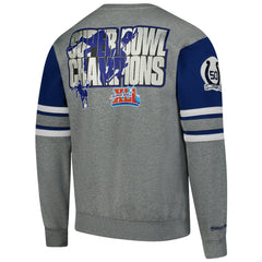 Indianapolis Colts All Over 4.0 Vintage Logo Pullover Sweatshirt - Heather Gray discount