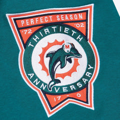 Miami Dolphins All Over 4.0 Vintage Logo Pullover Sweatshirt - Heather Gray discount