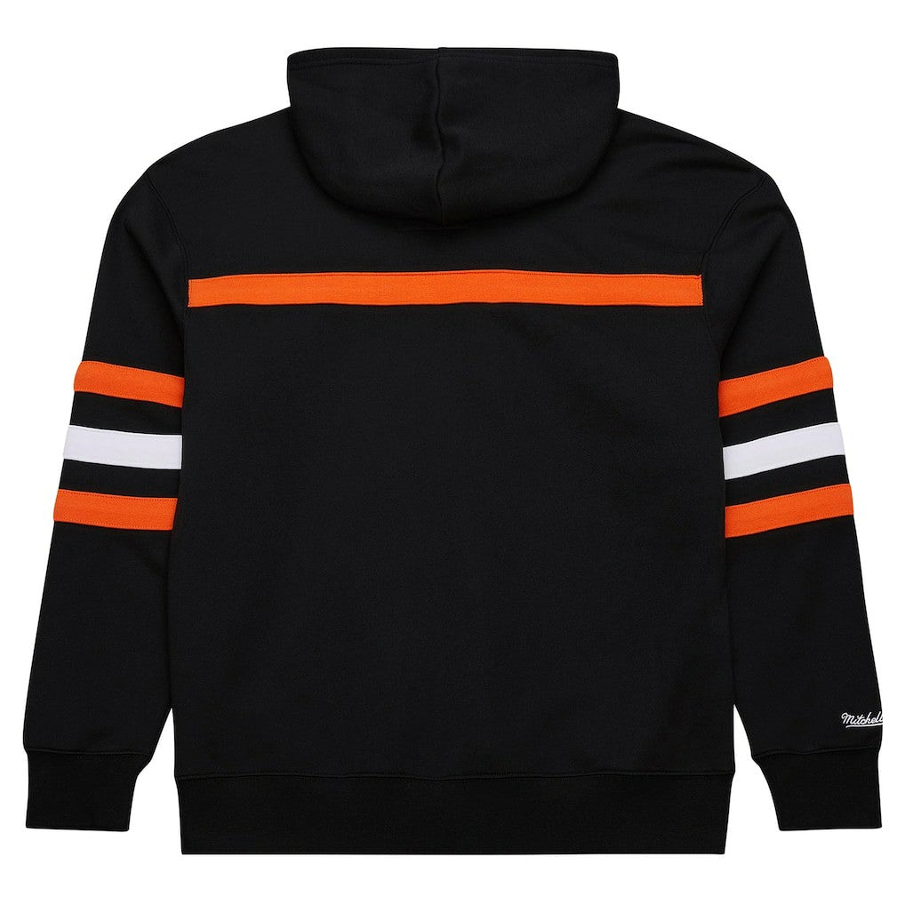 Cincinnati Bengals Vintage Logo Head Coach Fleece Pullover Hoodie - Black outlet