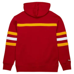 Kansas City Chiefs Vintage Logo Head Coach Fleece Pullover Hoodie - Red outlet