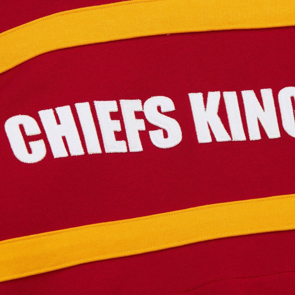 Kansas City Chiefs Vintage Logo Head Coach Fleece Pullover Hoodie - Red outlet