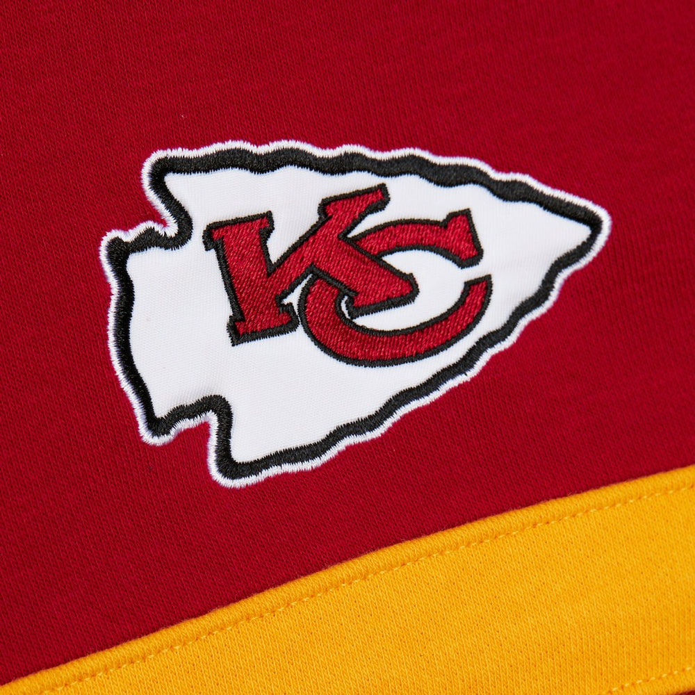 Kansas City Chiefs Vintage Logo Head Coach Fleece Pullover Hoodie - Red outlet