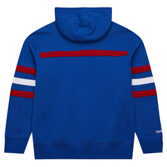 New York Giants Vintage Logo Head Coach Fleece Pullover Hoodie - Royal for sale
