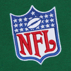 New York Jets Vintage Logo Head Coach Fleece Pullover Hoodie - Kelly Green discount