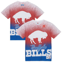 Buffalo Bills Team Burst Vintage Logo T-Shirt - White on sale