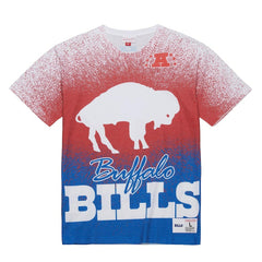 Buffalo Bills Team Burst Vintage Logo T-Shirt - White on sale