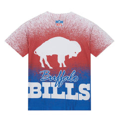 Buffalo Bills Team Burst Vintage Logo T-Shirt - White on sale
