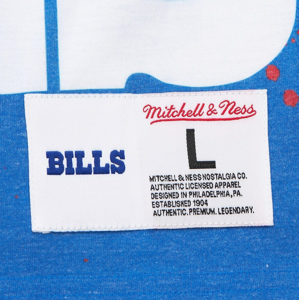 Buffalo Bills Team Burst Vintage Logo T-Shirt - White on sale