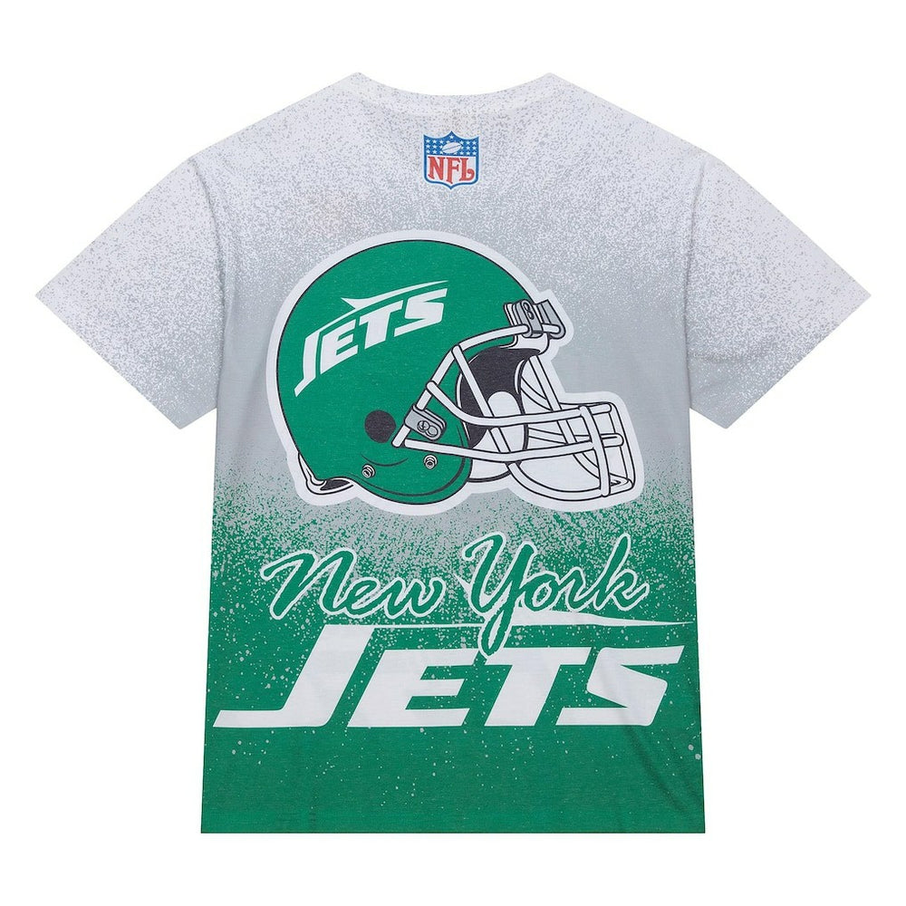 New York Jets Team Burst Vintage Logo T-Shirt - White on sale