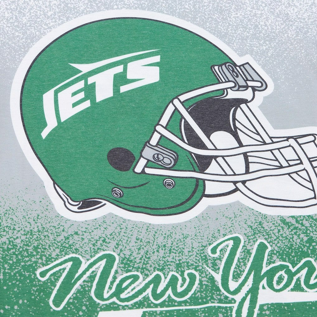 New York Jets Team Burst Vintage Logo T-Shirt - White on sale
