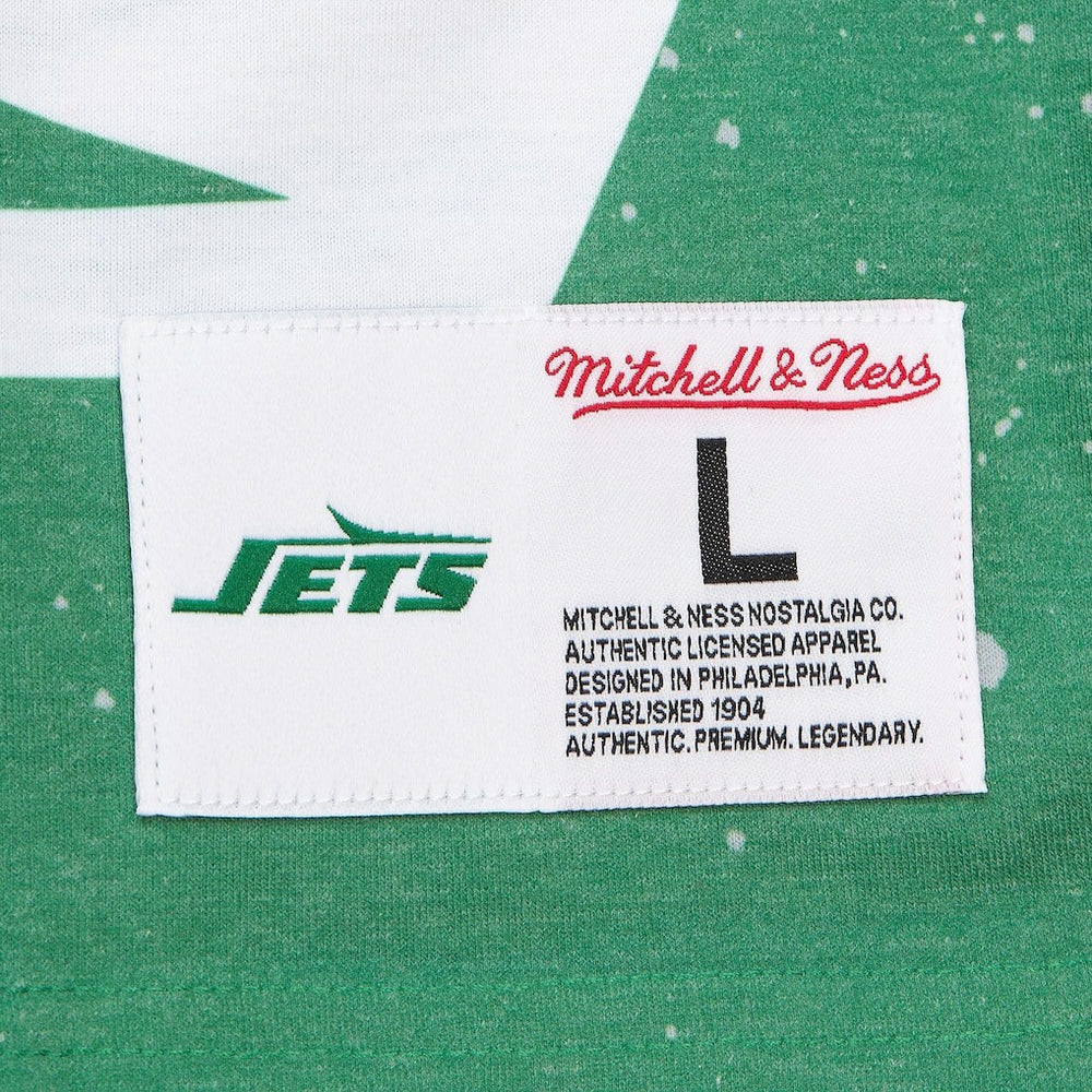 New York Jets Team Burst Vintage Logo T-Shirt - White on sale
